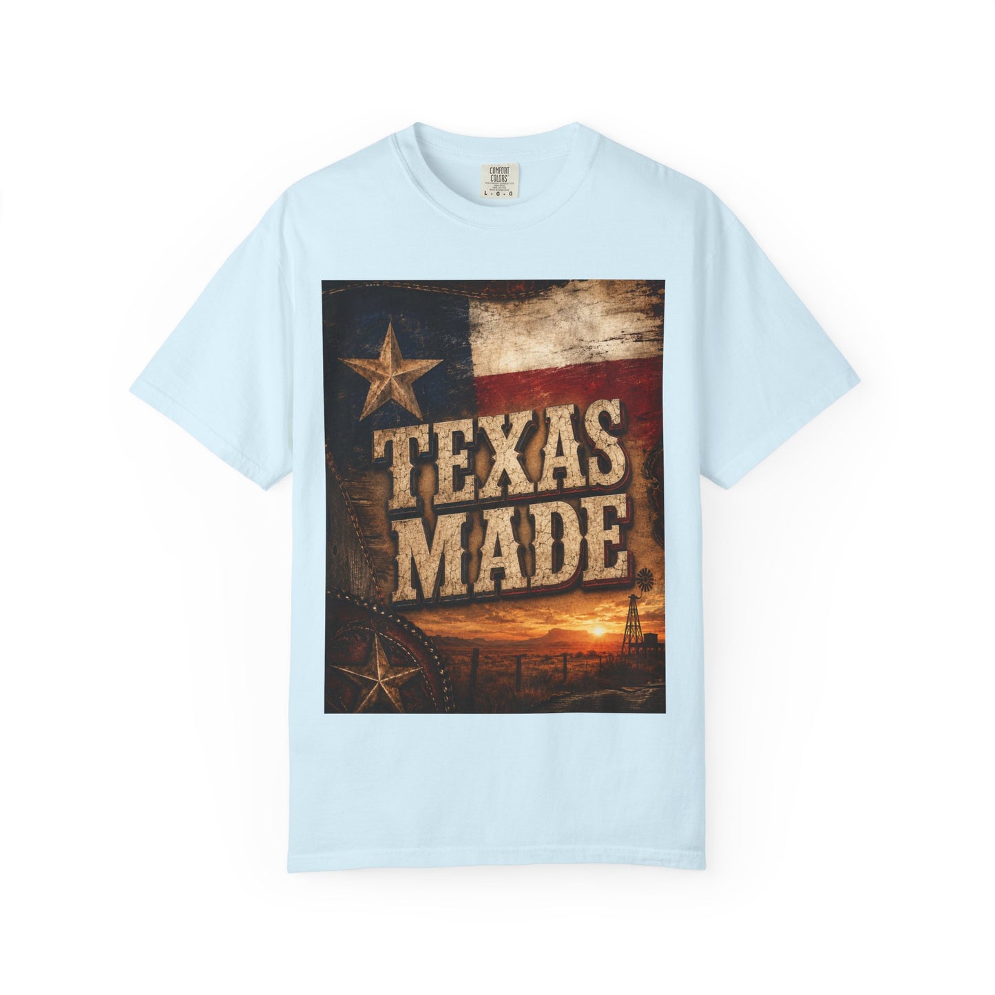 Texas Made T-Shirt – Vintage Rustic Lone Star Tee