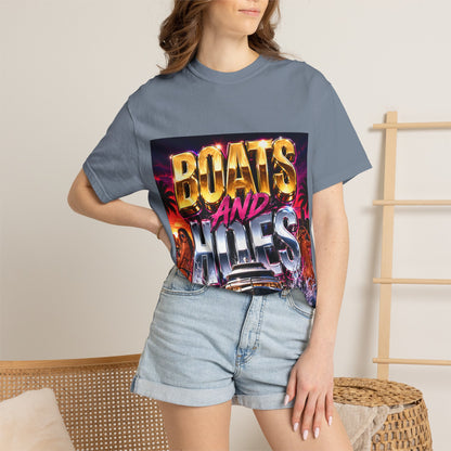 Boats and Hiles Graphic T-Shirt — Retro Yacht Beach Vibe Tee
