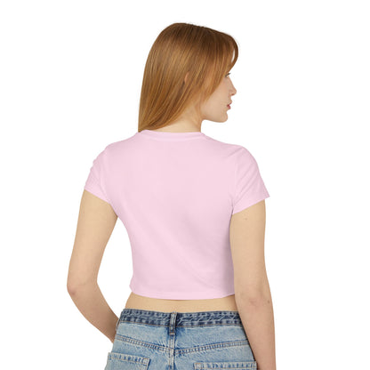 Boss Habitz Graphic Baby Tee — Women's Cropped Casual Top