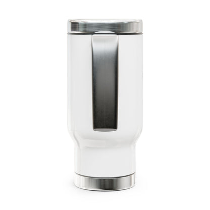 Boss Habitz 'Gettin Money' 14oz Stainless Travel Mug with Handle