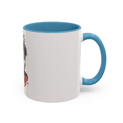 Michael Jackson "Who's Bad?" Accent Coffee Mug