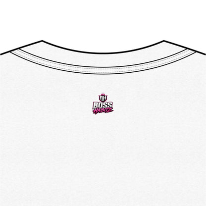 That Bitch V-Neck Tee — Bold Retro Neon Graphic Shirt for Women