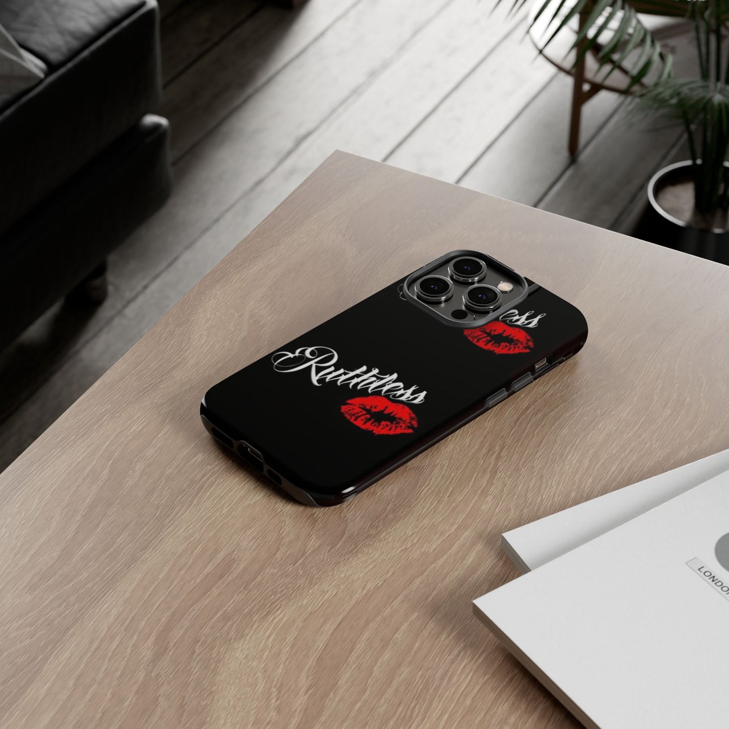 Ruthless Red Kiss Phone Case