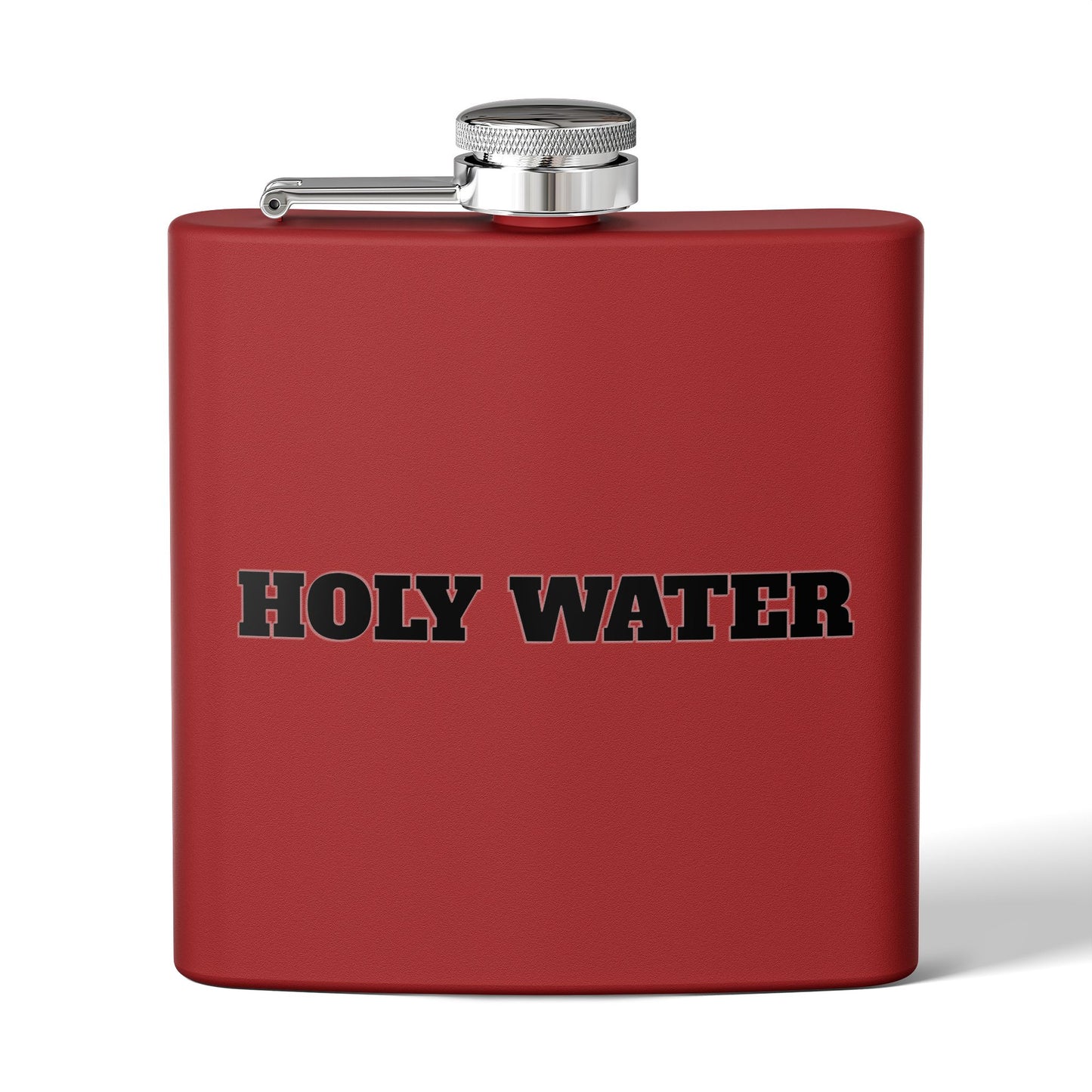 Holy Water Stainless Steel Flask — 6oz Funny Religious Gift