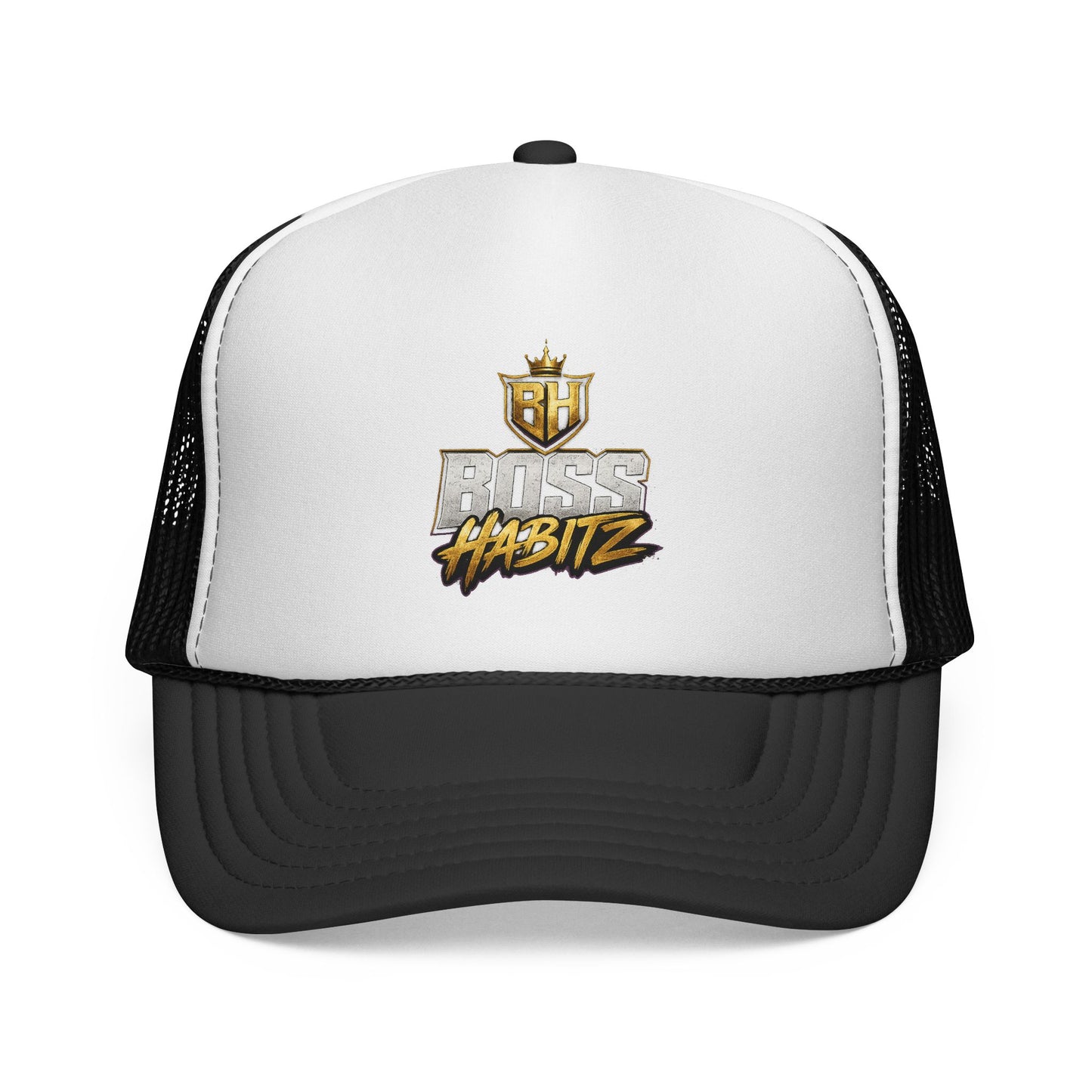 Boss Habitz Trucker Cap — Embroidered Streetwear Logo Hat
