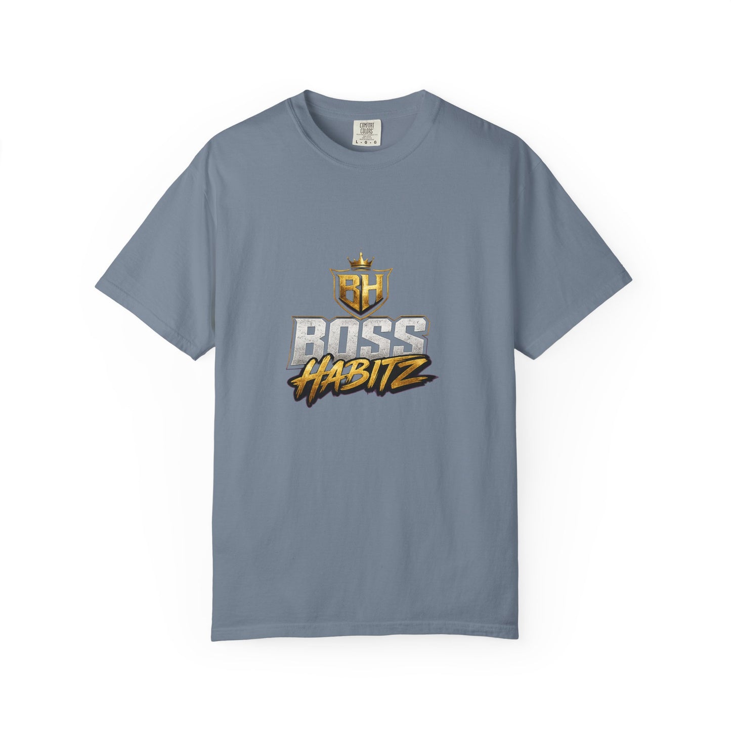 Boss Habitz Graphic T-Shirt — Gold Crest Streetwear Tee