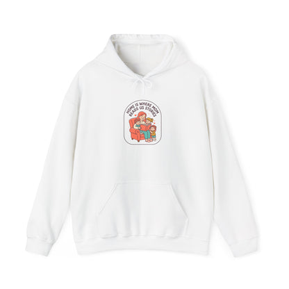 Cozy Mom & Kids Illustration Hoodie | Mother’s Day, sentimental, from daughter
