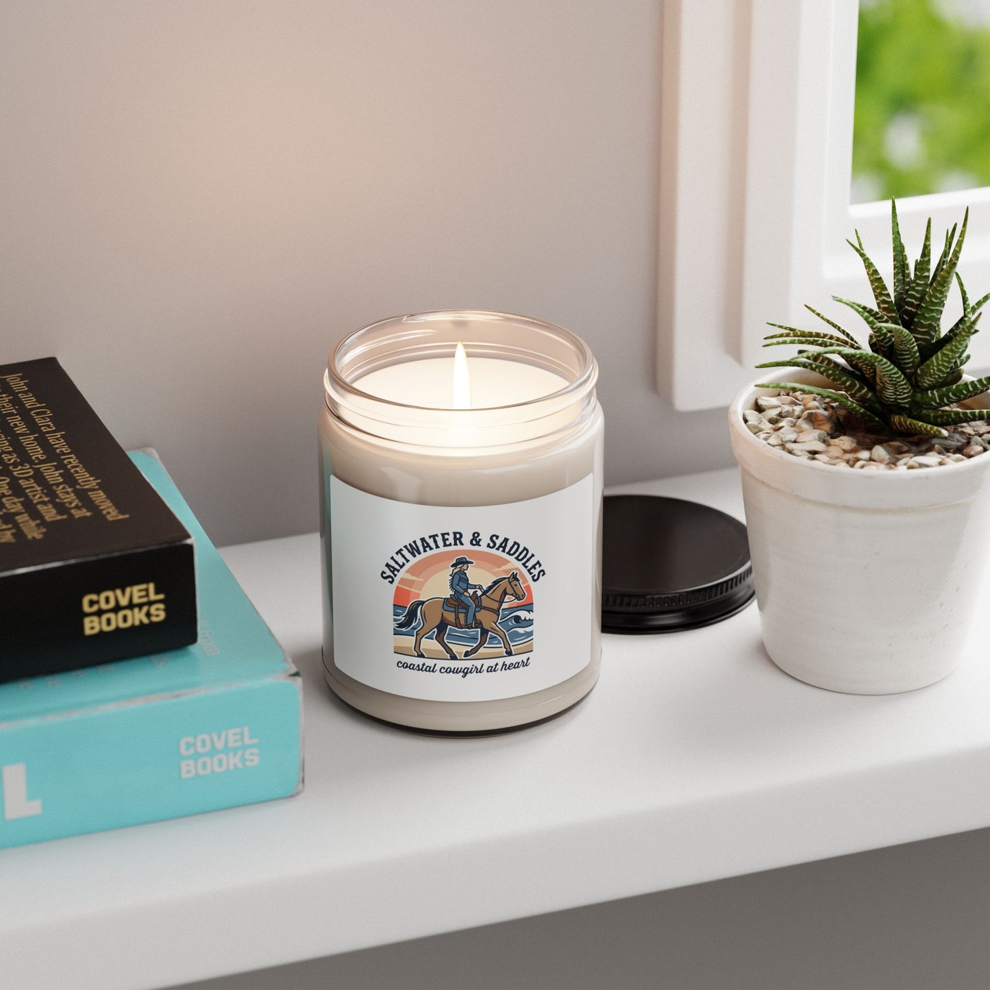 Coastal Cowgirl Ranch Candle, Soy Jar Candle | Western, Rustic