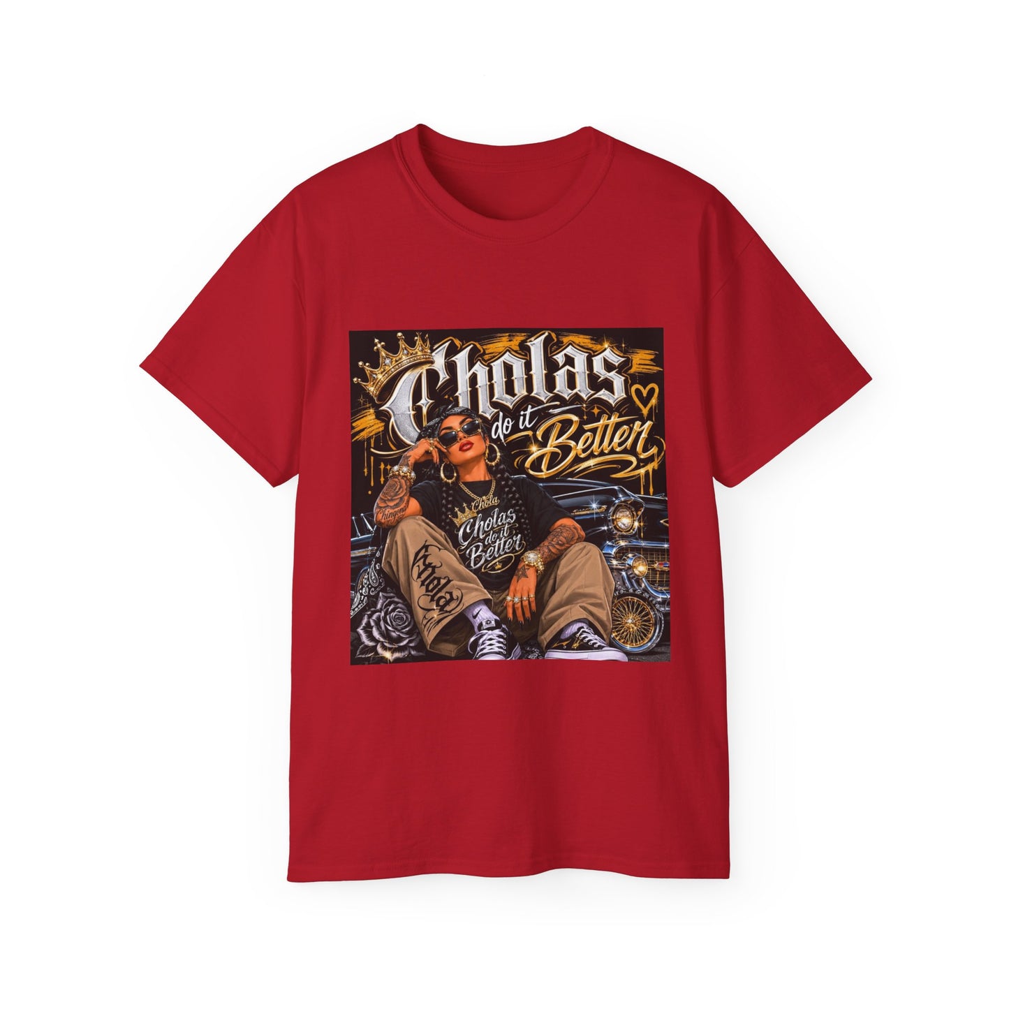 Cholas Do It Better T‑Shirt — Vintage Chola Street Art Tee