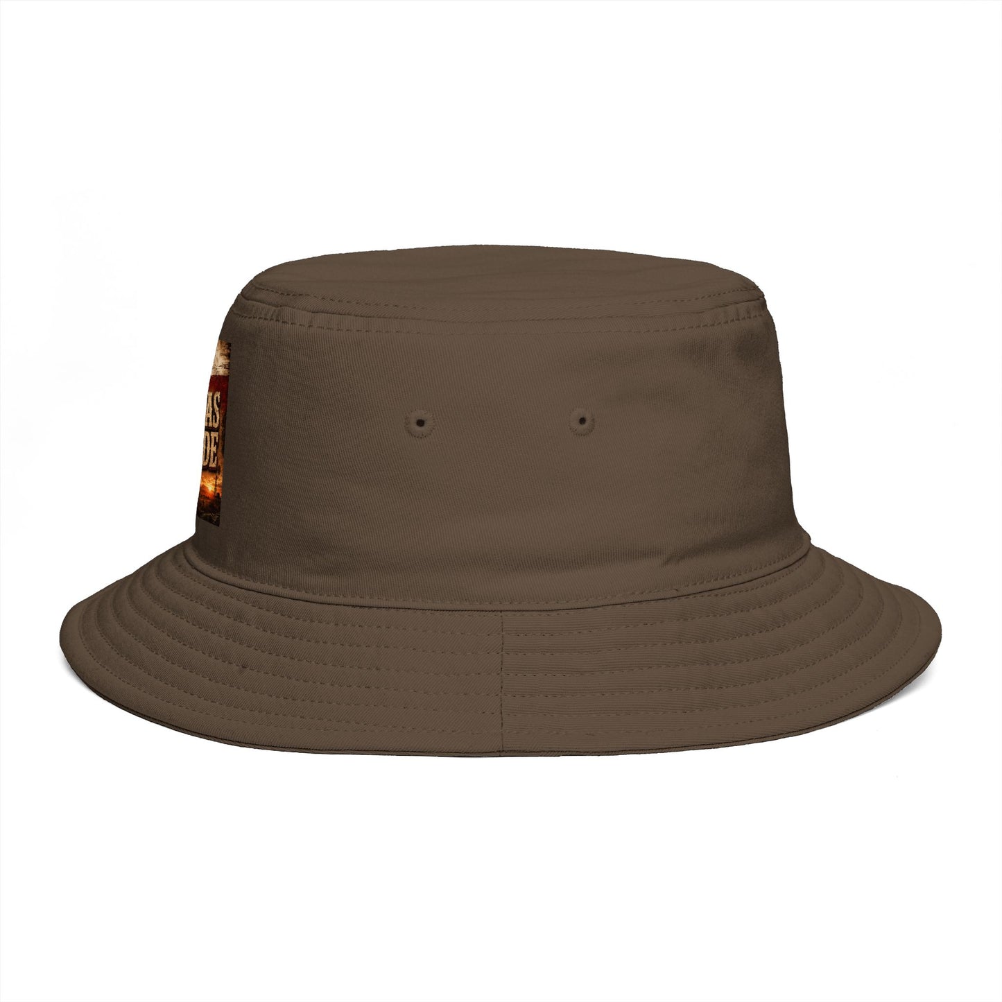 Texas Made Bucket Hat — Vintage Flag Graphic