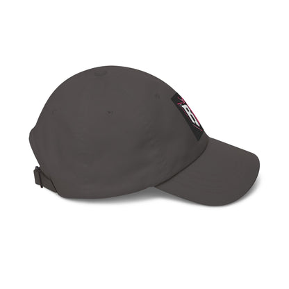 Dad Cap with Pink Crown RH Shield Embroidered Logo — Classic Baseball Hat for Moms & Dads