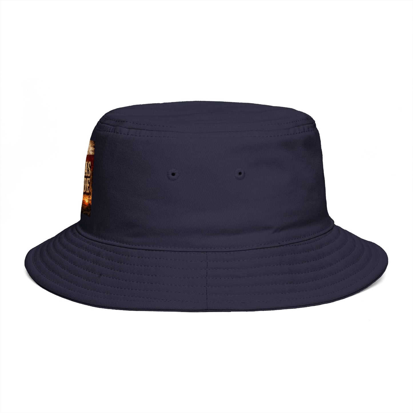 Texas Made Bucket Hat — Vintage Flag Graphic