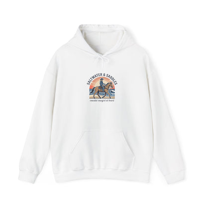 Ranch Rider Illustration Hoodie | western cowgirl, vintage prairie