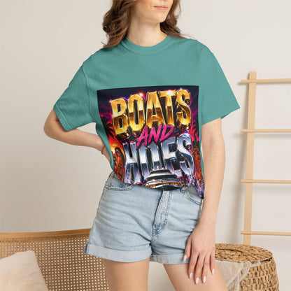 Boats and Hiles Graphic T-Shirt — Retro Yacht Beach Vibe Tee