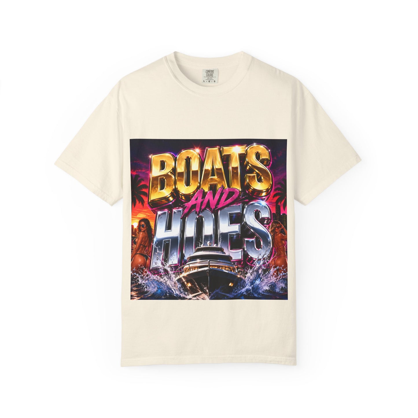 Boats and Hiles Graphic T-Shirt — Retro Yacht Beach Vibe Tee