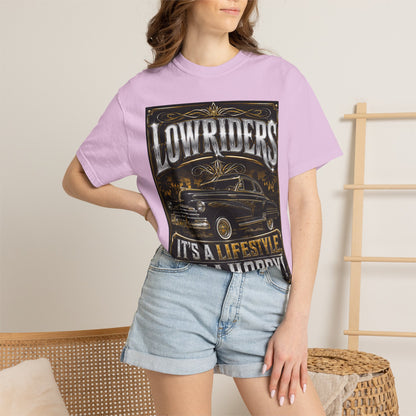 Lowriders T-Shirt — "It's a Lifestyle Not a Hobby" Classic Car Tee