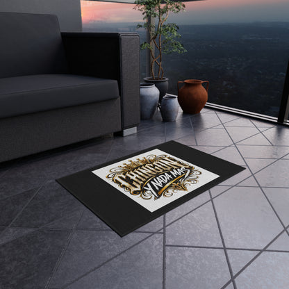 Outdoor Rug — King Crown 'Chingon y Nada Mas' Decorative Patio Mat
