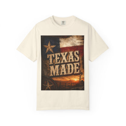 Texas Made T-Shirt – Vintage Rustic Lone Star Tee