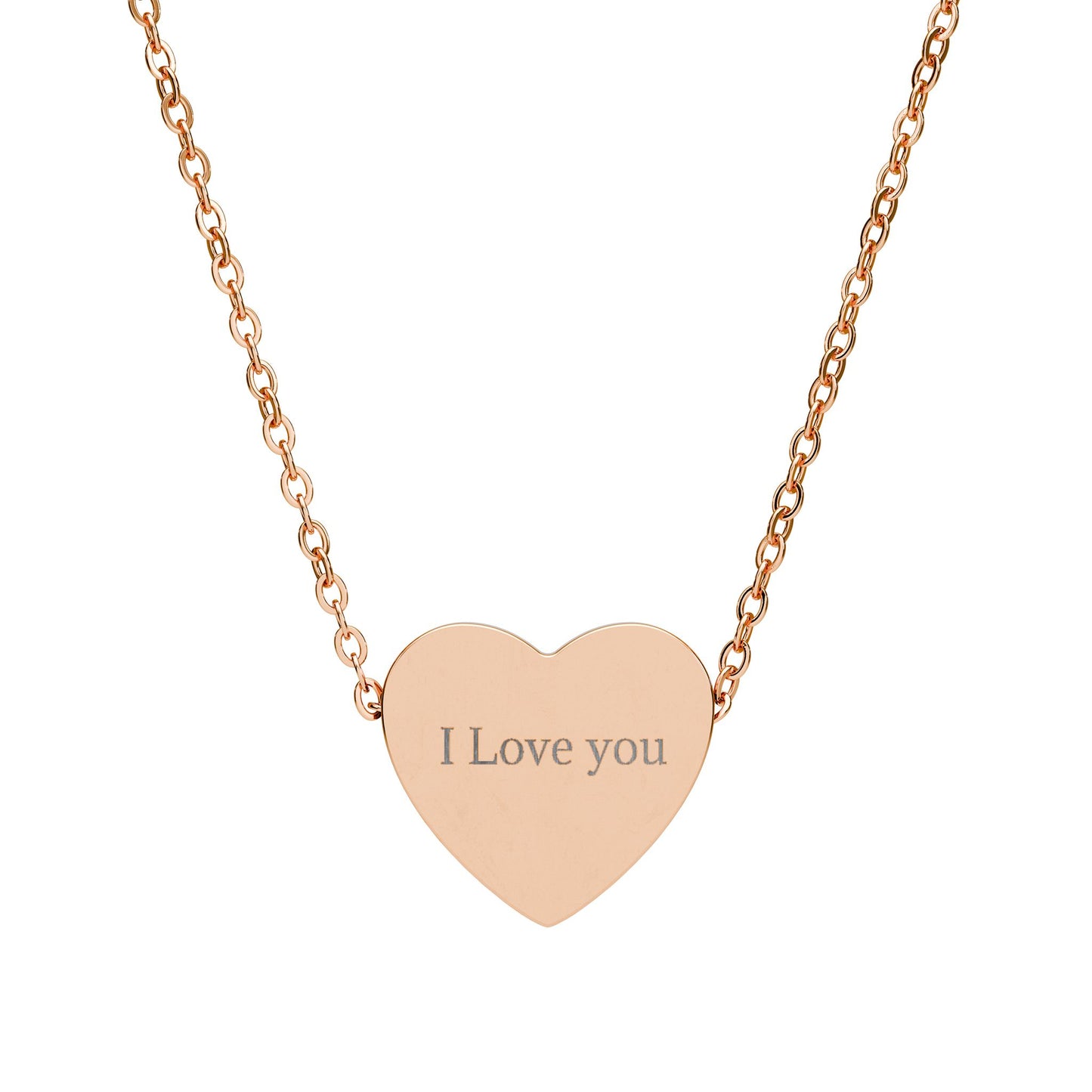 Heart Necklace (Engraving)