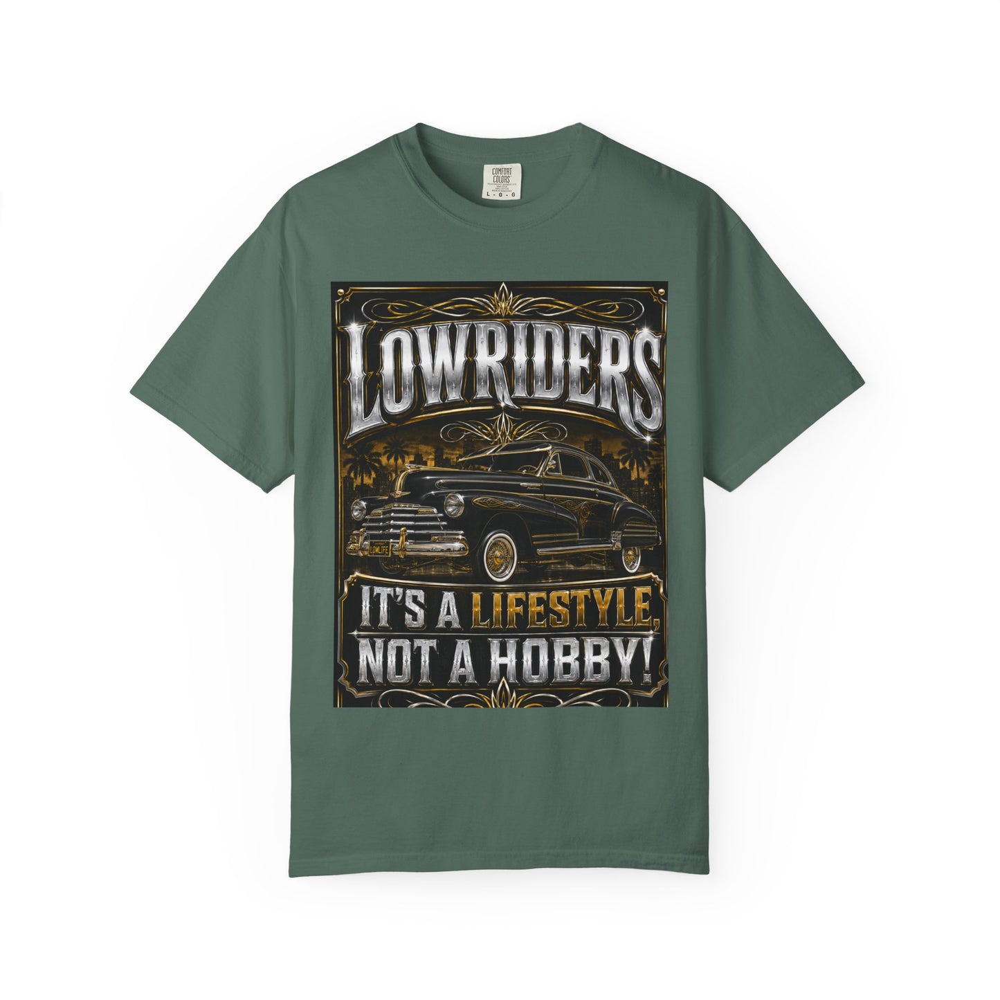 Lowriders T-Shirt — "It's a Lifestyle Not a Hobby" Classic Car Tee