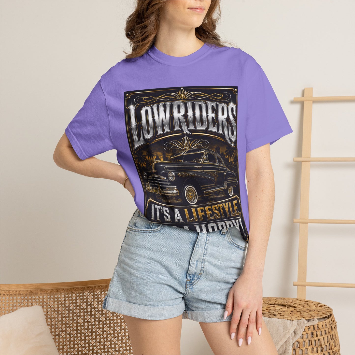 Lowriders T-Shirt — "It's a Lifestyle Not a Hobby" Classic Car Tee