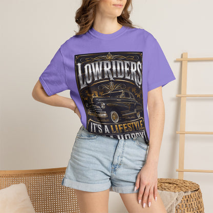 Lowriders T-Shirt — "It's a Lifestyle Not a Hobby" Classic Car Tee