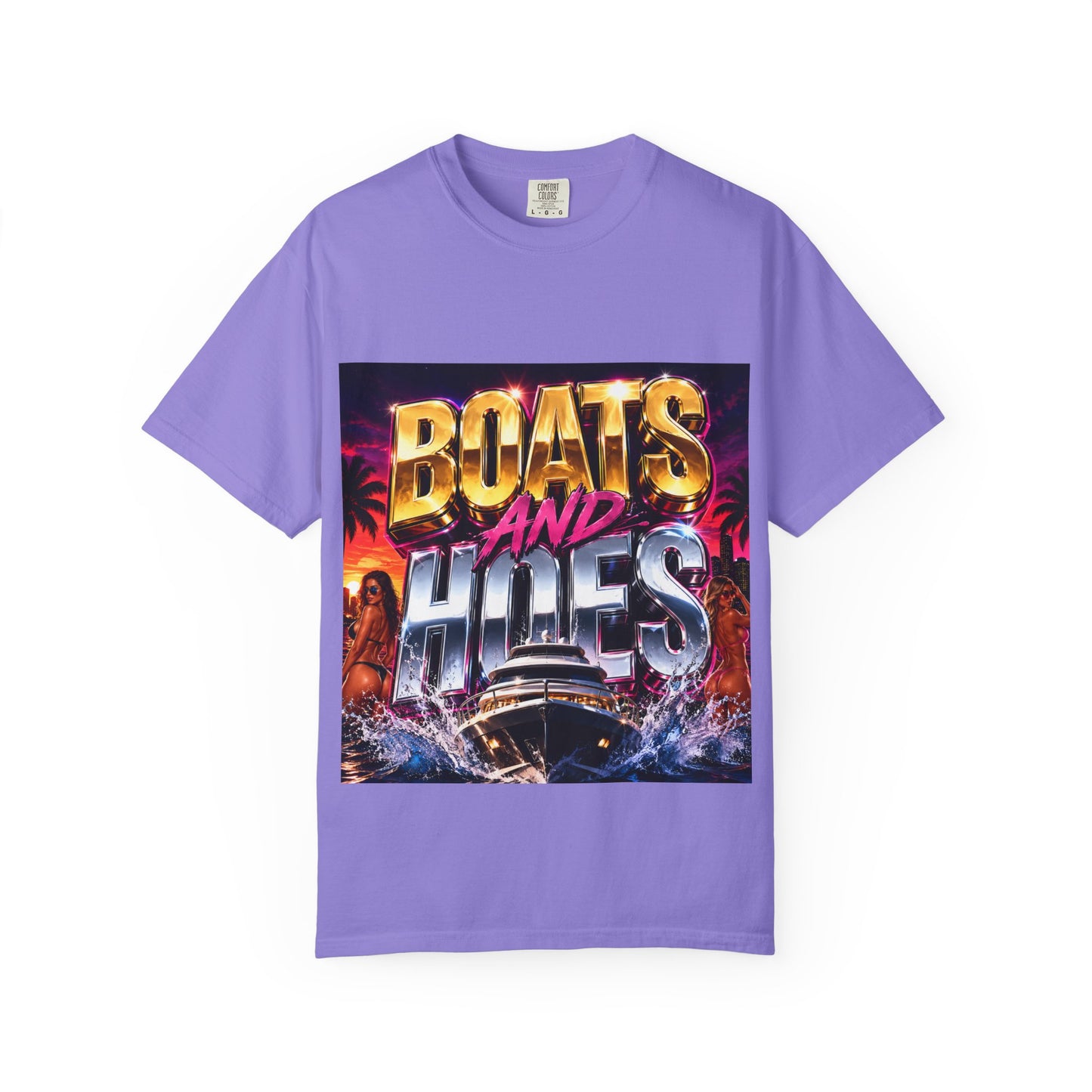 Boats and Hiles Graphic T-Shirt — Retro Yacht Beach Vibe Tee