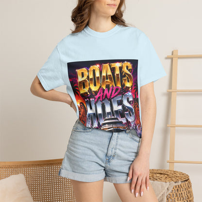 Boats and Hiles Graphic T-Shirt — Retro Yacht Beach Vibe Tee