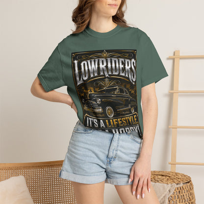 Lowriders T-Shirt — "It's a Lifestyle Not a Hobby" Classic Car Tee