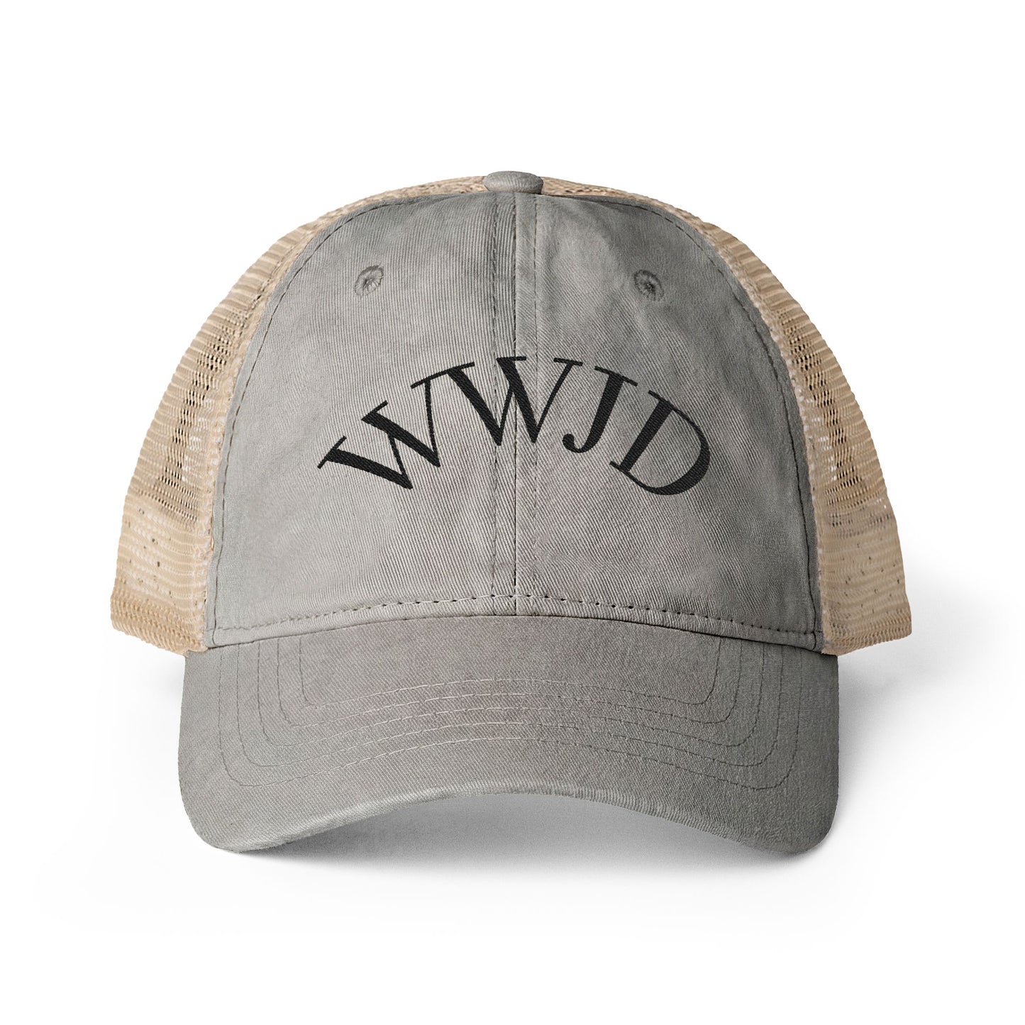 Women's Washed Mesh-Back Cap