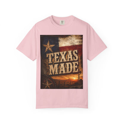 Texas Made T-Shirt – Vintage Rustic Lone Star Tee