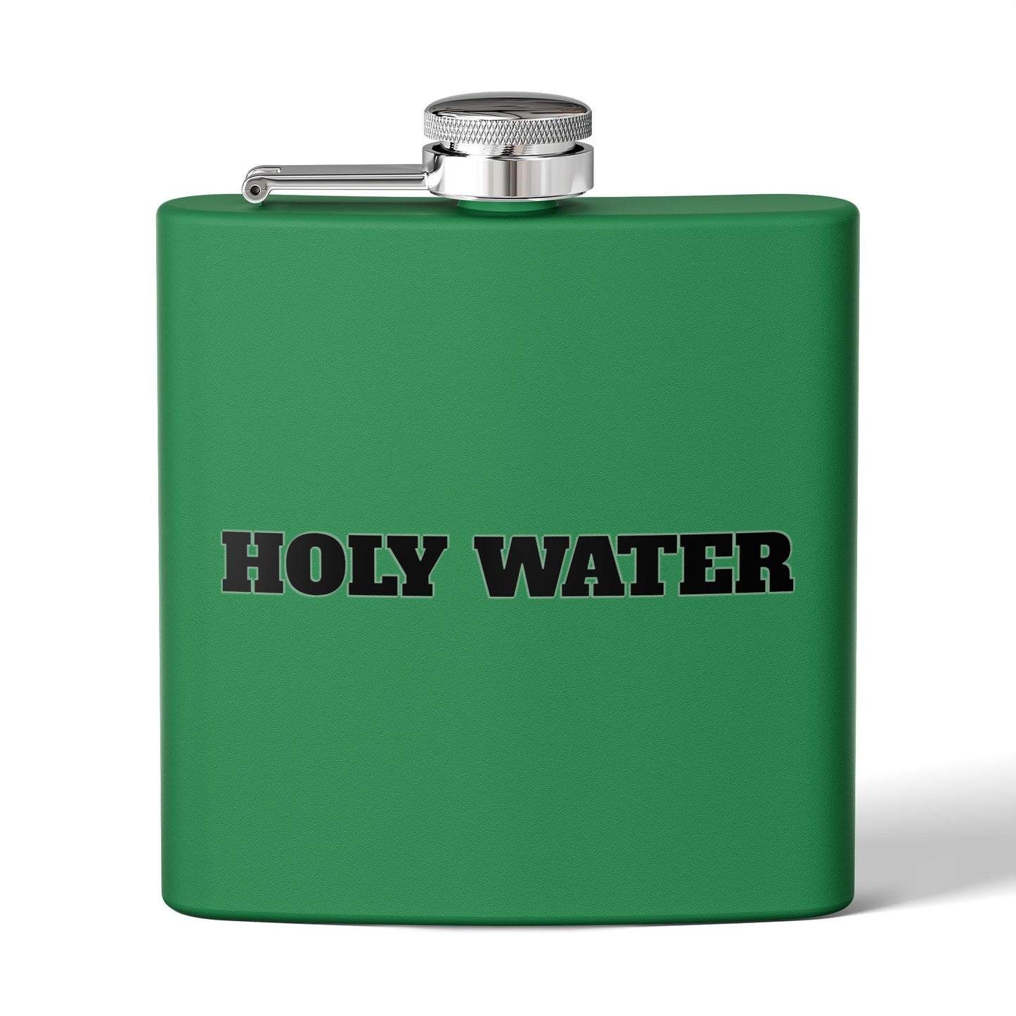 Holy Water Stainless Steel Flask — 6oz Funny Religious Gift