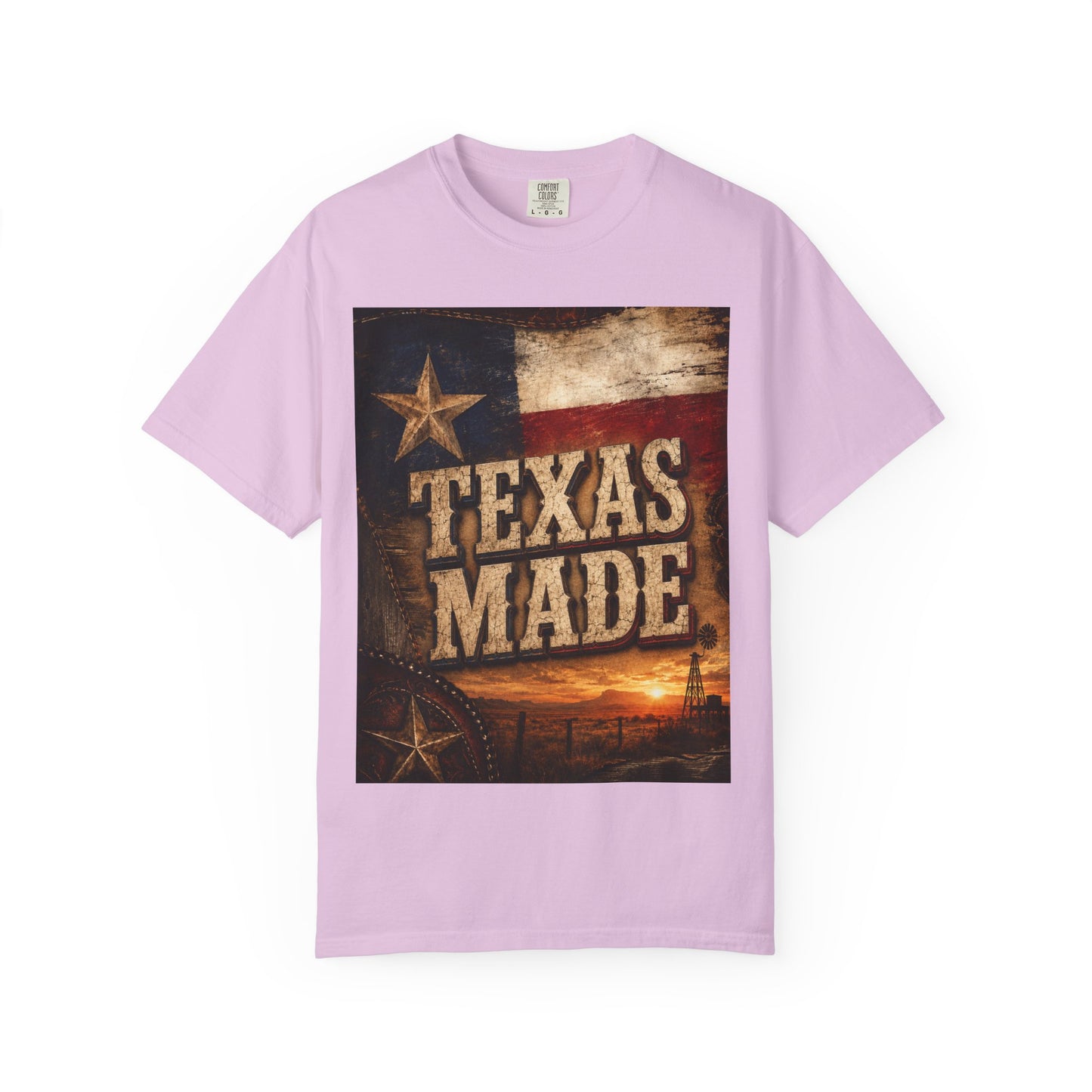 Texas Made T-Shirt – Vintage Rustic Lone Star Tee