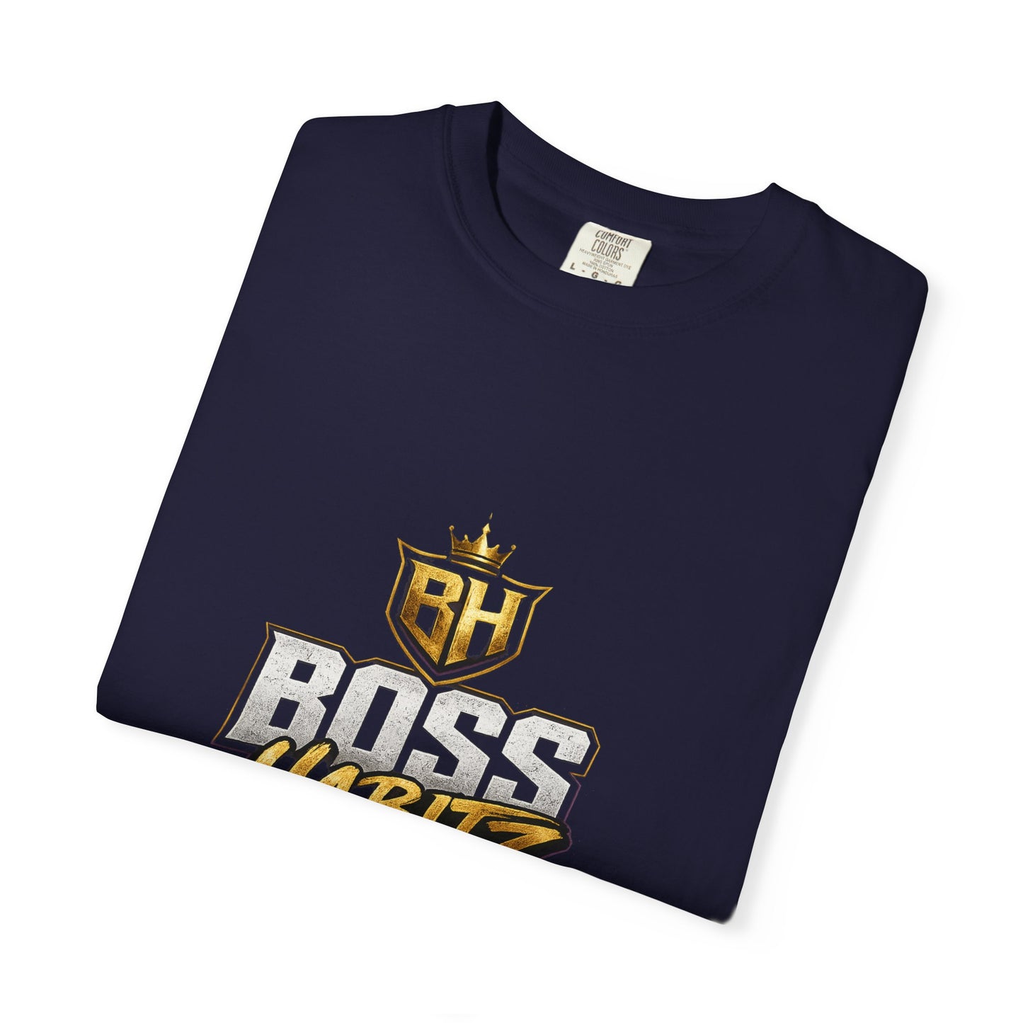 Boss Habitz Graphic T-Shirt — Gold Crest Streetwear Tee