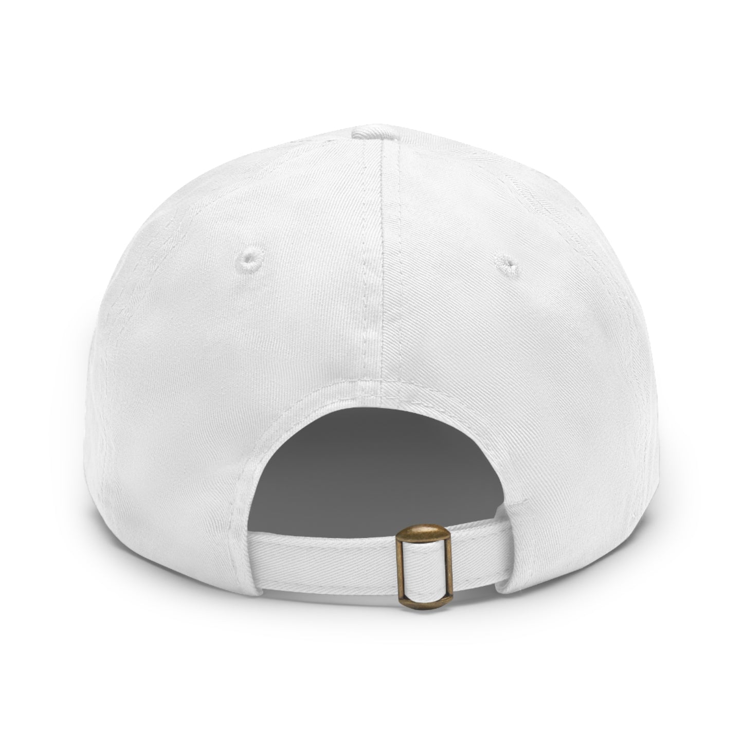 Dad Hat — "I'm With The Shit, Try Me" Leather Patch Cap