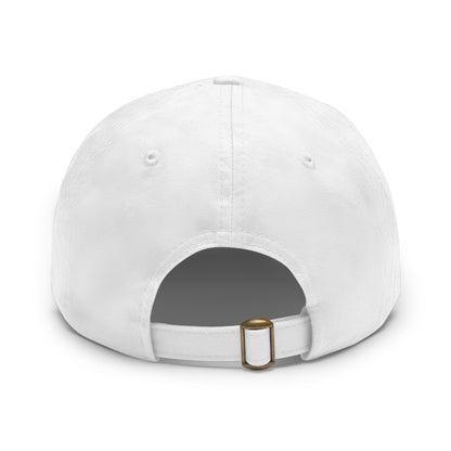 Dad Hat — "I'm With The Shit, Try Me" Leather Patch Cap