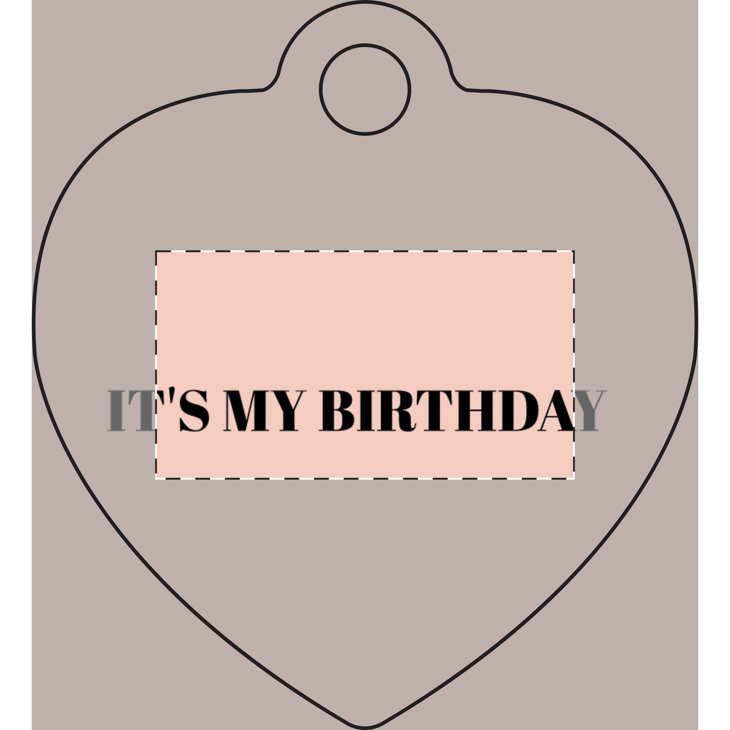 It's My Birthday Pet Tag — Engraved Bone ID Tag for Dogs & Cats