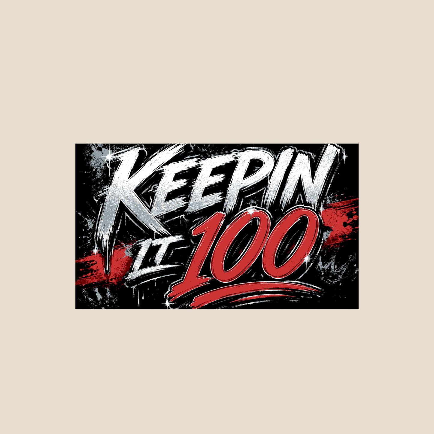 Keepin It 100 Frame Cap - Bold Streetwear Snapback Hat
