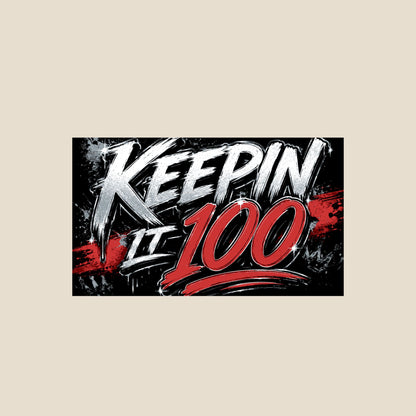Keepin It 100 Frame Cap - Bold Streetwear Snapback Hat