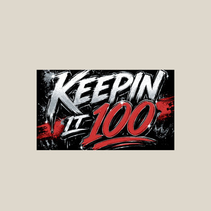Keepin It 100 Frame Cap - Bold Streetwear Snapback Hat