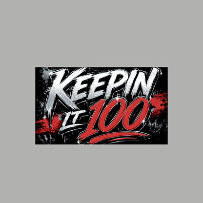 Keepin It 100 Frame Cap - Bold Streetwear Snapback Hat