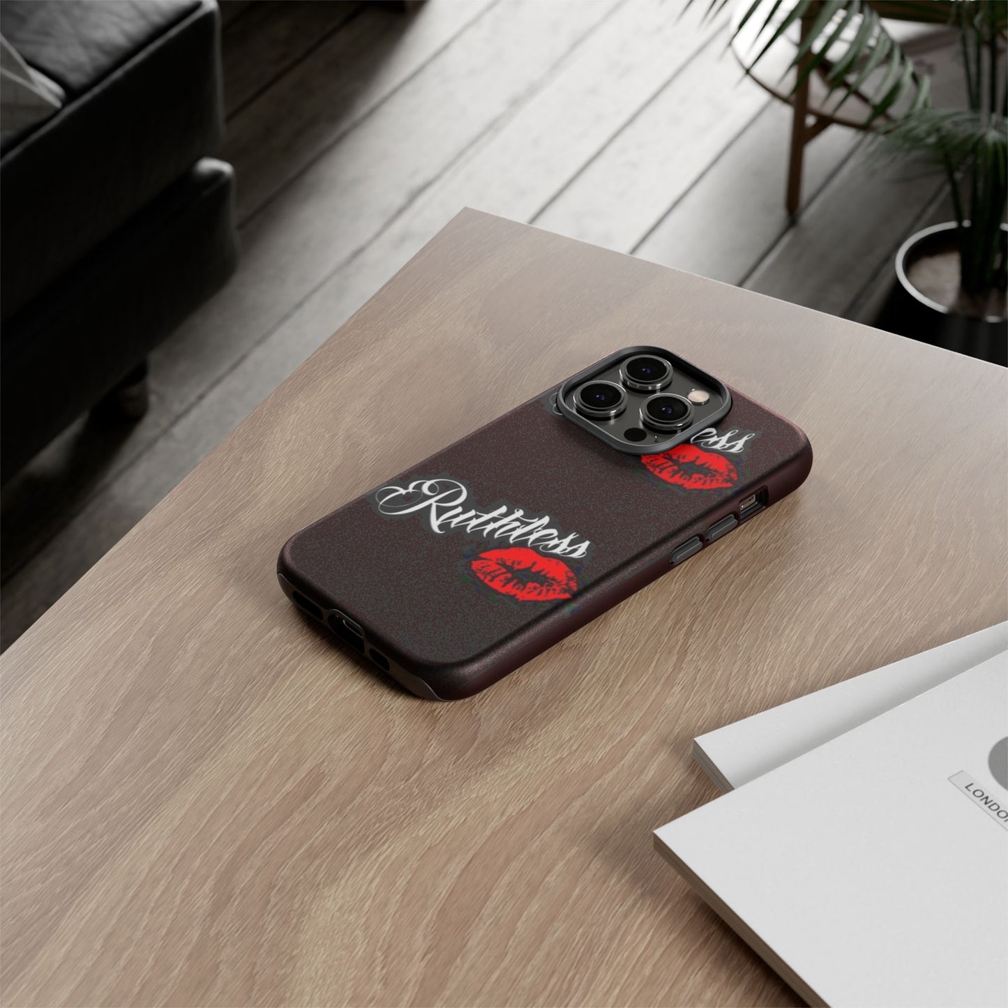 Ruthless Red Kiss Phone Case