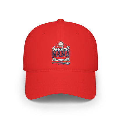 Baseball Nana Low Profile Cap – Vintage Softball Mom Hat
