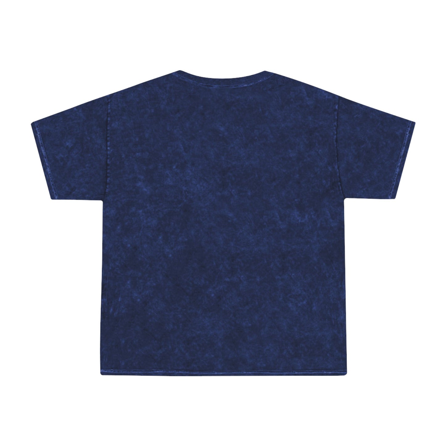 Boss Life Mineral-Wash Tee — Retro Pink & Chrome Graphic