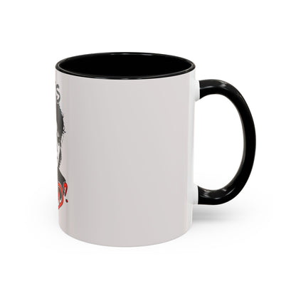 Michael Jackson "Who's Bad?" Accent Coffee Mug
