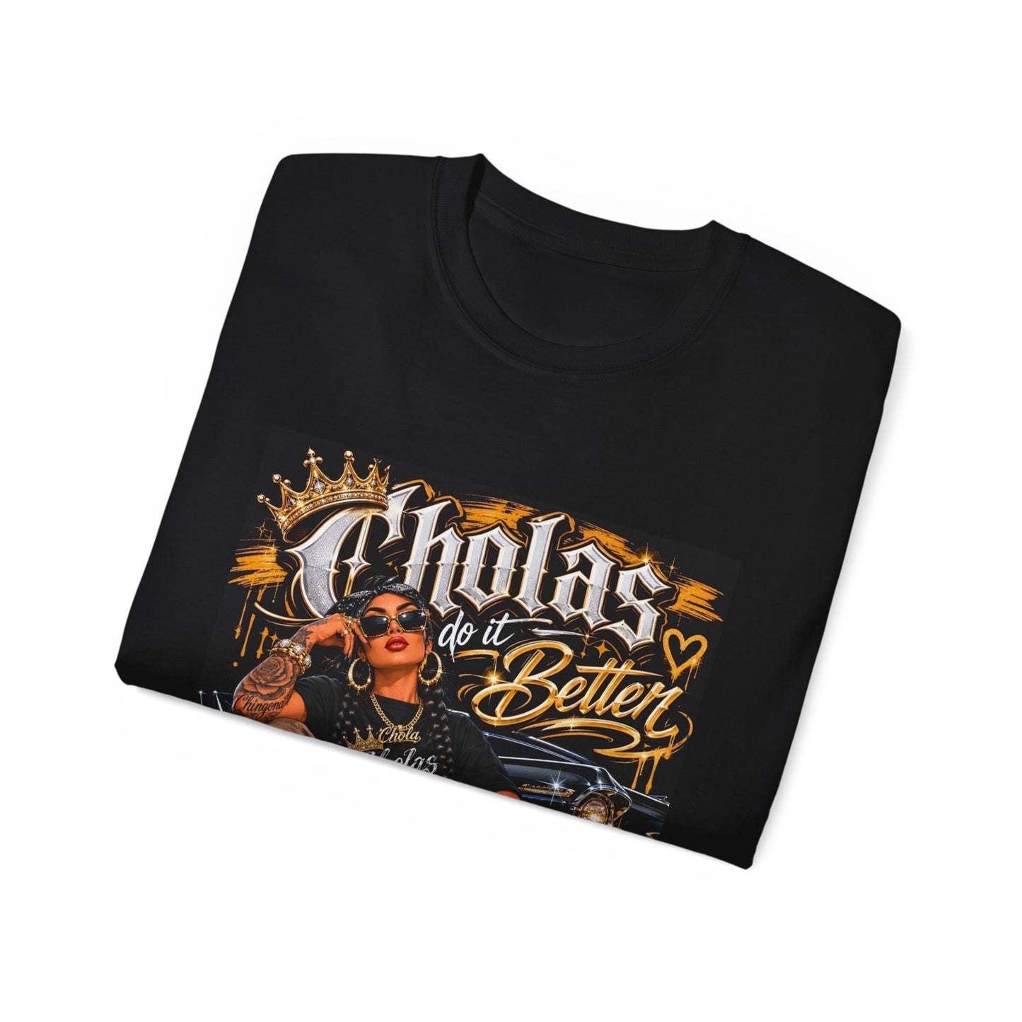 Cholas Do It Better T‑Shirt — Vintage Chola Street Art Tee