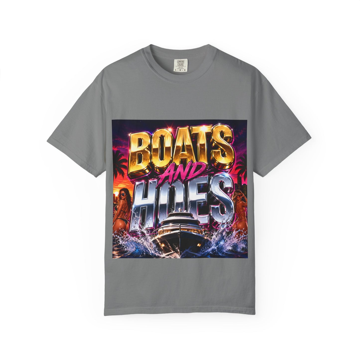 Boats and Hiles Graphic T-Shirt — Retro Yacht Beach Vibe Tee