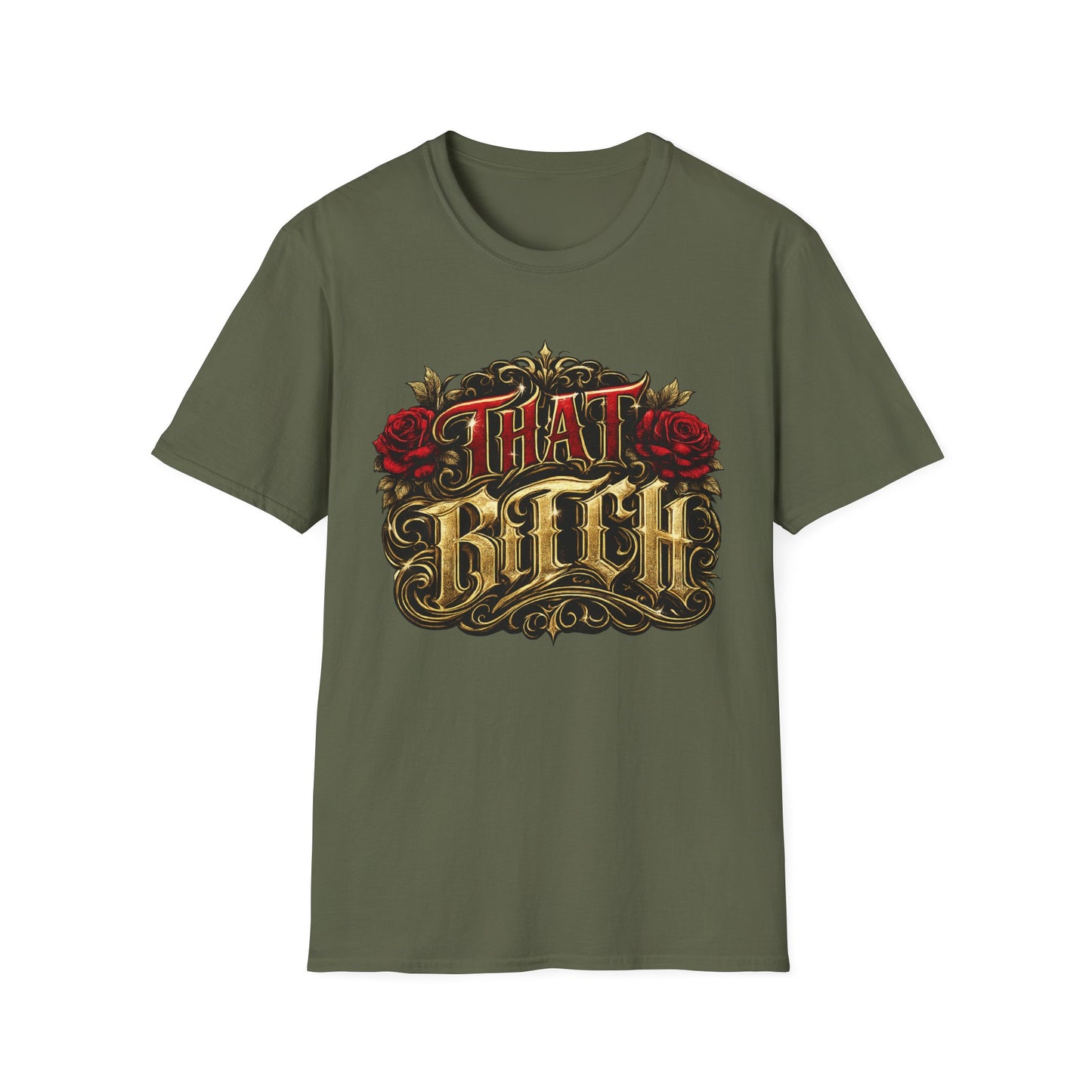 "That Bitch" Vintage Rose Graphic T-Shirt