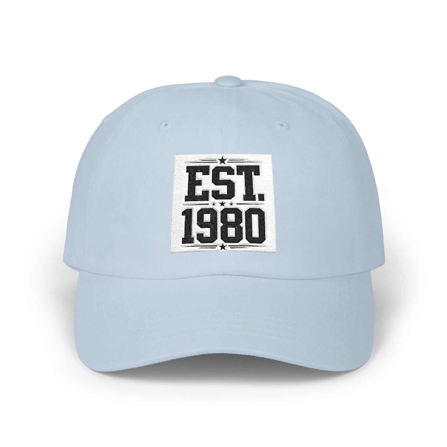 Dad Cap — "EST. 1980" Vintage Patch Baseball Hat