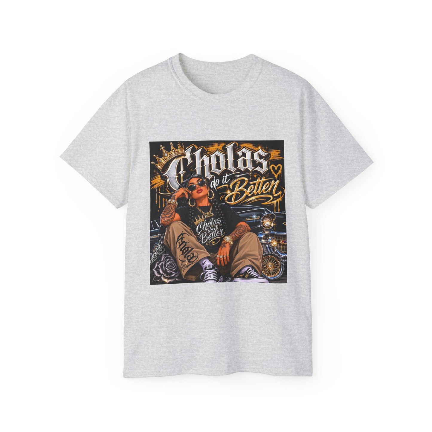 Cholas Do It Better T‑Shirt — Vintage Chola Street Art Tee